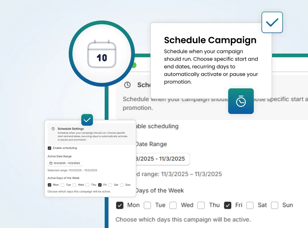 Schedule Campaigns
