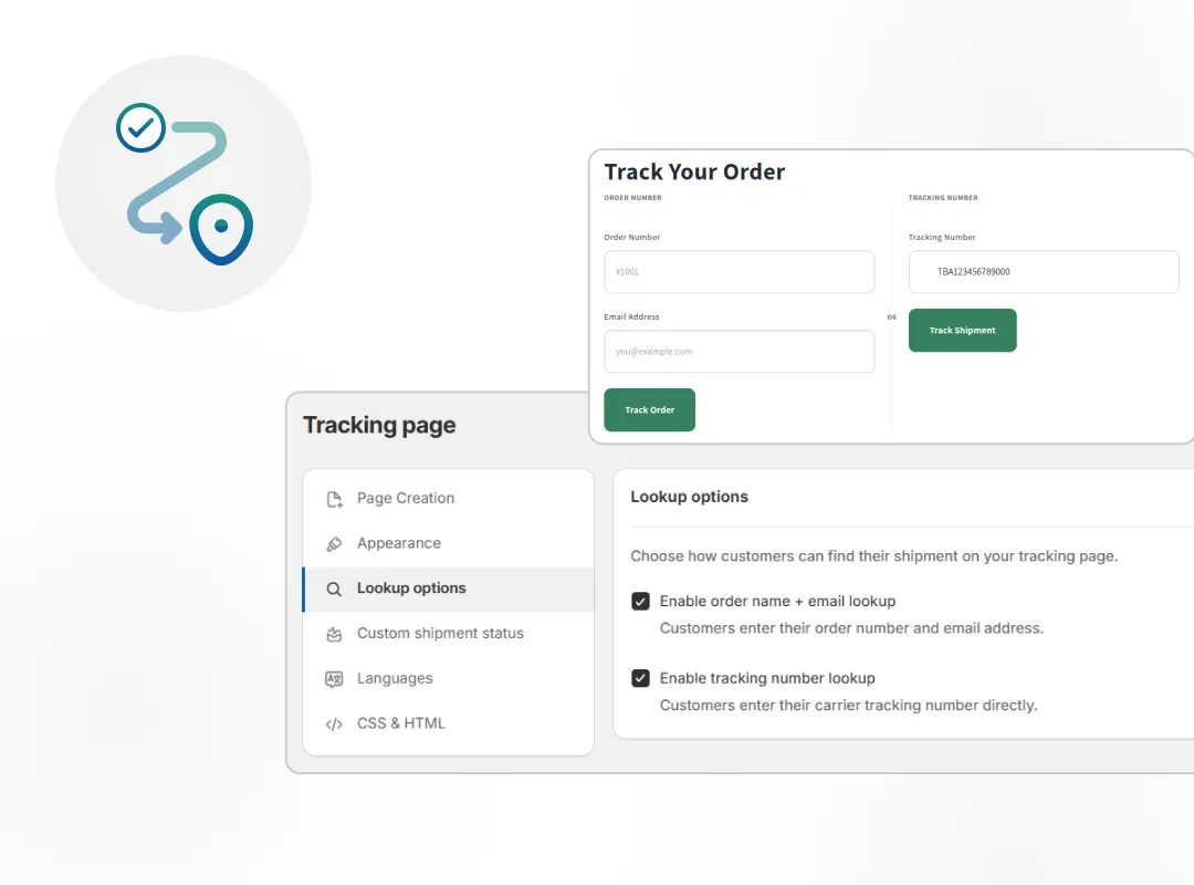Convenient Tracking for Your Customers