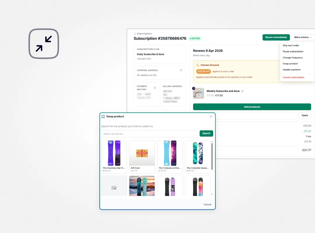 Swap Products