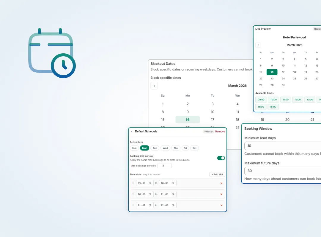 Flexible Availability & Scheduling
