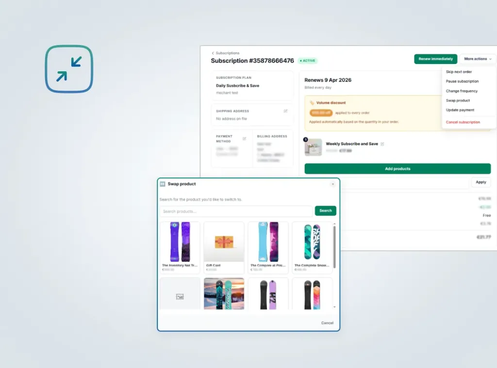 Swap Products