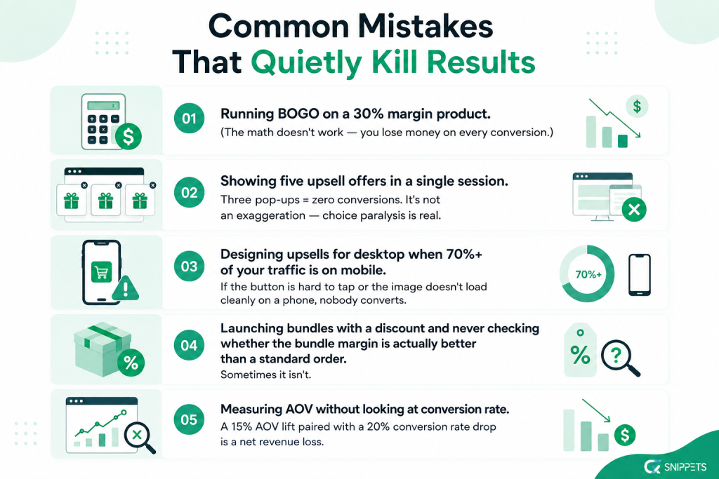 mistakes that kills aov