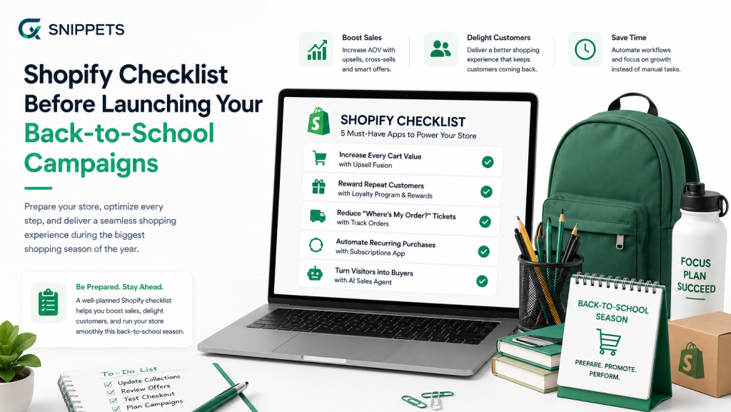 shopify checklist