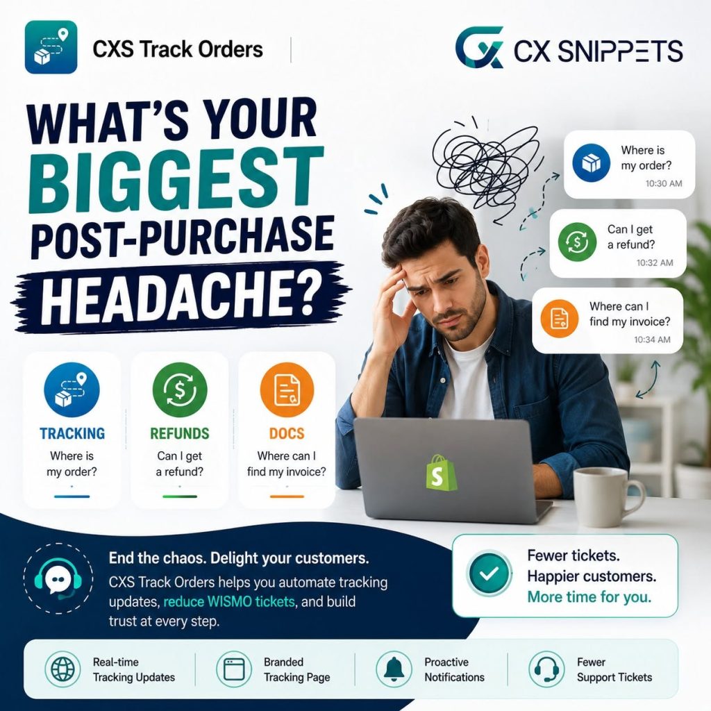 cxs tracker orders