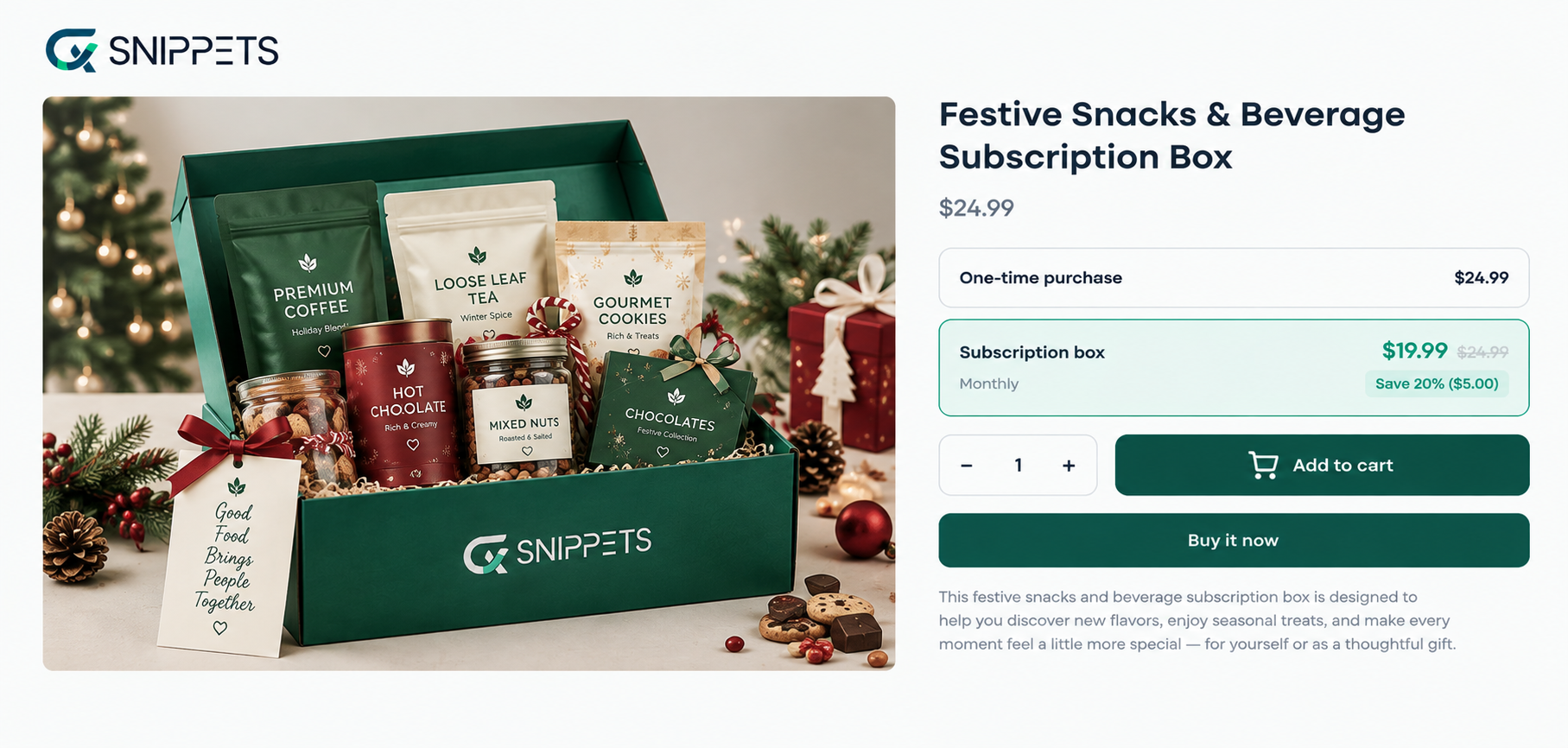 festive snacks