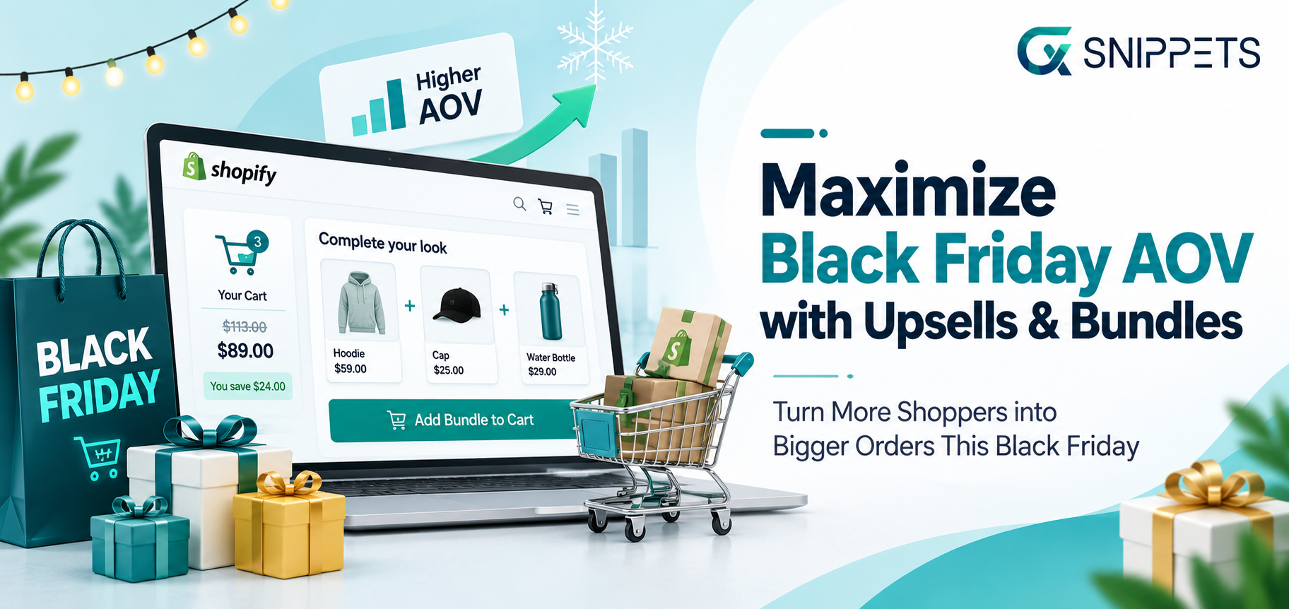 How to Use Upsells and Bundles to Maximize Black Friday AOV