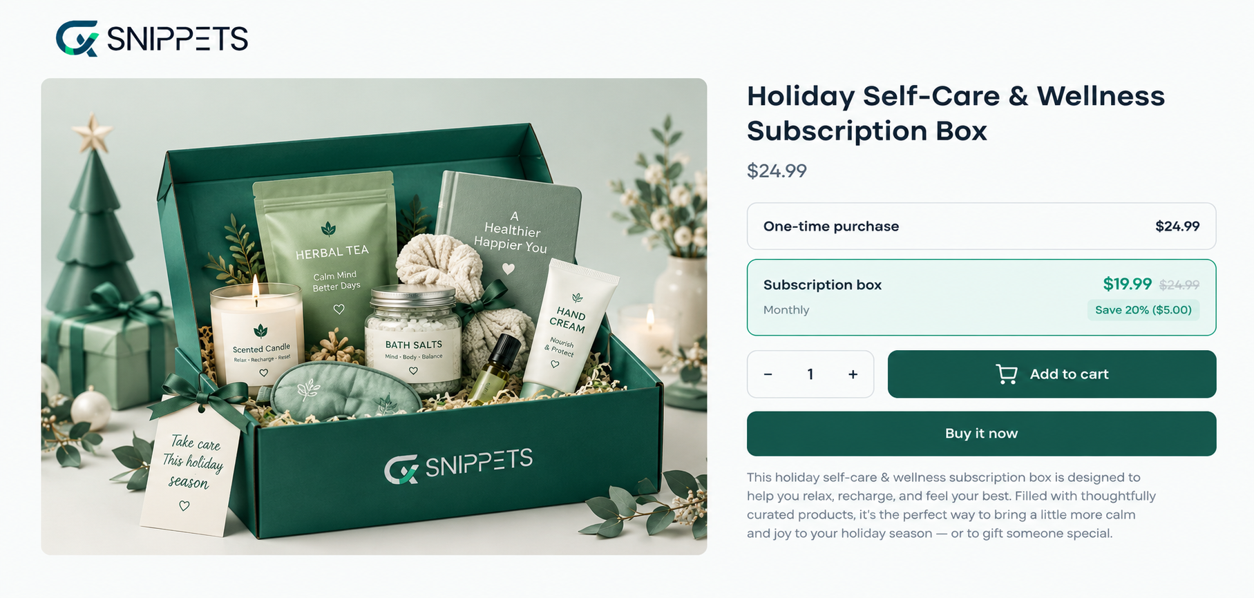 wellness subscription box